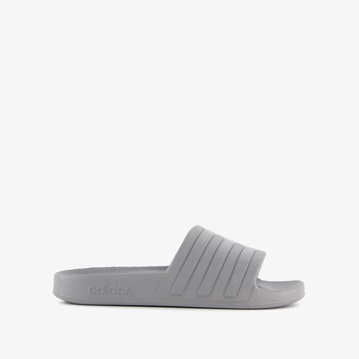 Adilette Aqua dames badslippers grijs