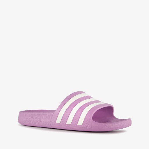 Adilette Aqua dames badslippers paars