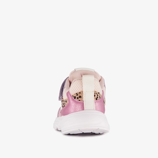 Leren meisjes sneakers metallic pastel