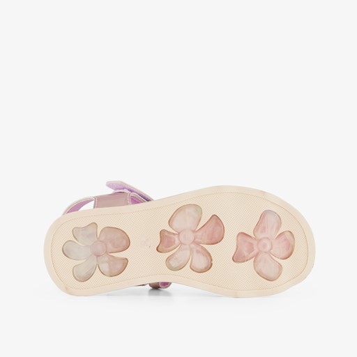Meisjes sandalen met lichtjes roze