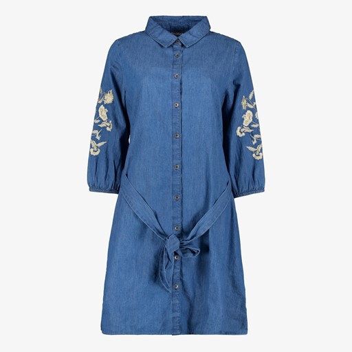 Dames spijkerjurk met borduursels