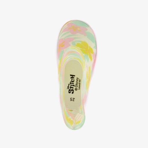 Kinder regenlaarzen roze geel