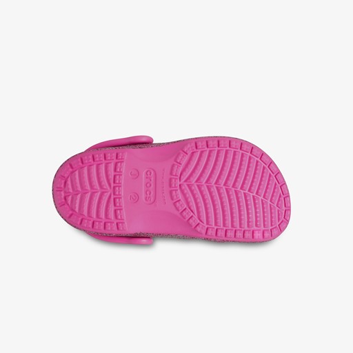Baya Clog kinder klompen roze glitter