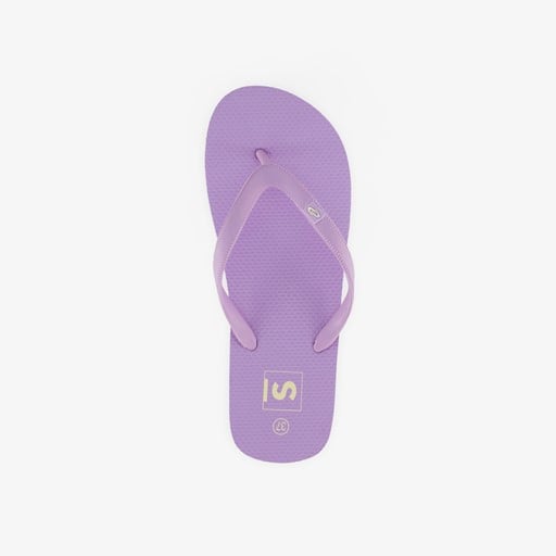 Dames teenslippers lila