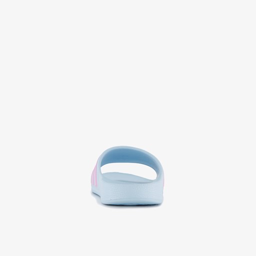 Adilette Aqua kinder badslippers blauw lila