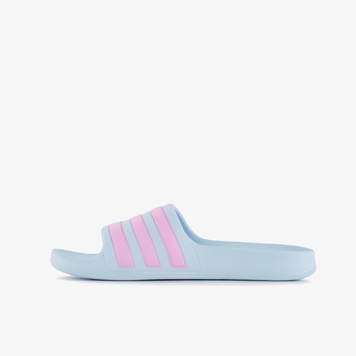 Adilette Aqua kinder badslippers blauw lila