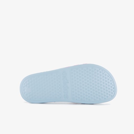 Adilette Aqua kinder badslippers blauw lila