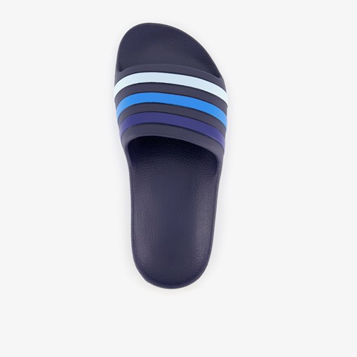 Adilette Aqua kinder badslippers blauw