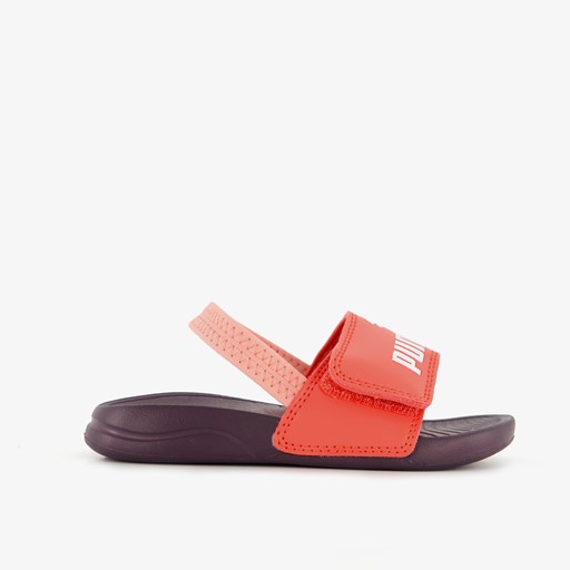 Popcat 20 Backstrap kinder badslippers rood