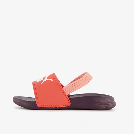 Popcat 20 Backstrap kinder badslippers rood