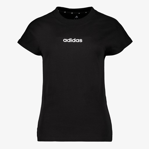 Essentials Linear dames T-shirt zwart