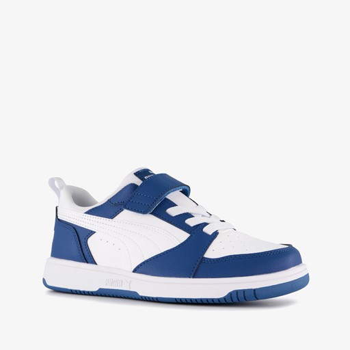 Rebound V6 LO kinder sneakers wit blauw