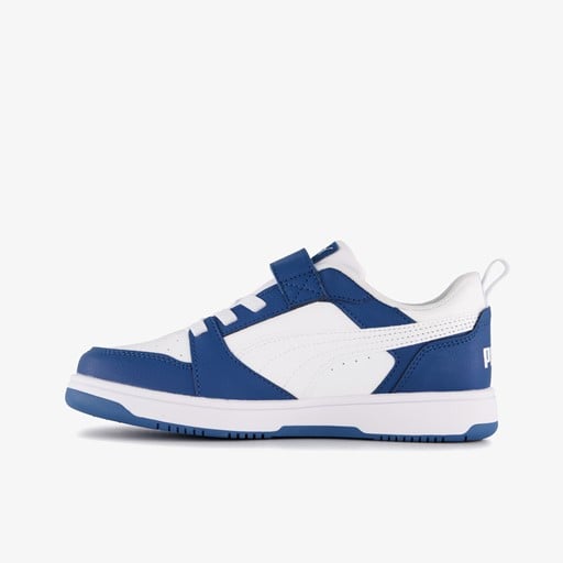 Rebound V6 LO kinder sneakers wit blauw