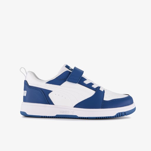 Rebound V6 LO kinder sneakers wit blauw