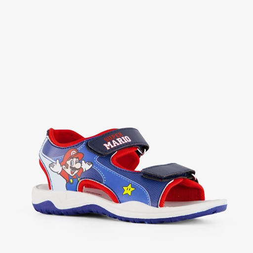 Super Mario jongens sandalen rood blauw