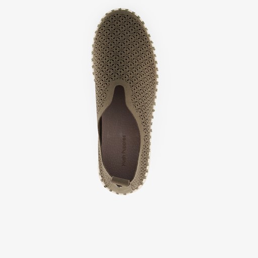 Daisy dames instappers donkergroen