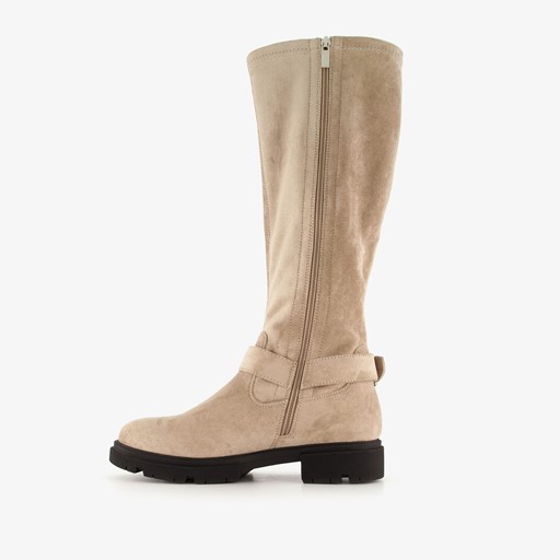 Hoge dames boots beige