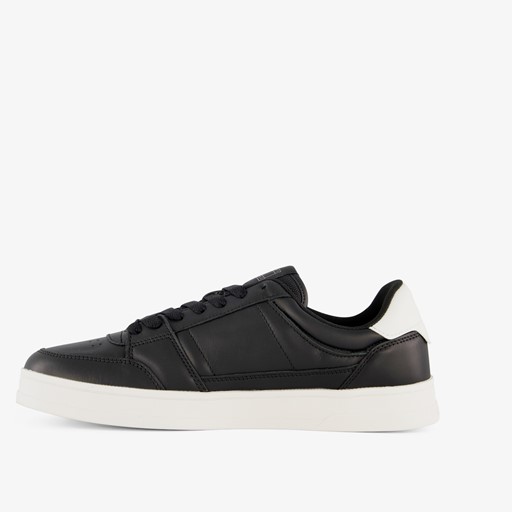 Leren heren sneakers zwart