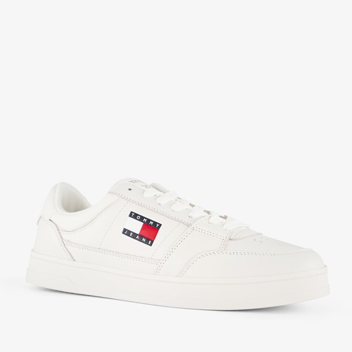 Leren heren sneakers wit