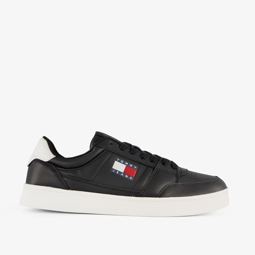 Leren heren sneakers zwart