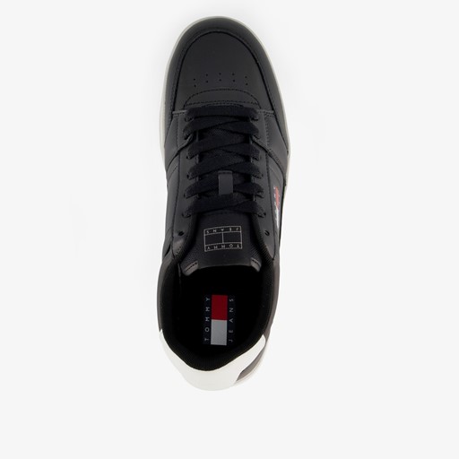 Leren heren sneakers zwart