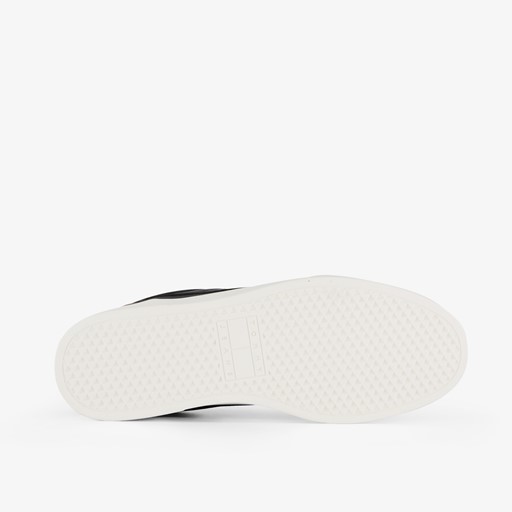 Leren heren sneakers zwart