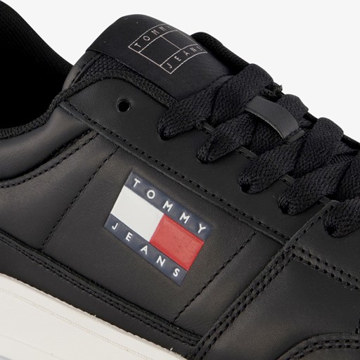 Leren heren sneakers zwart