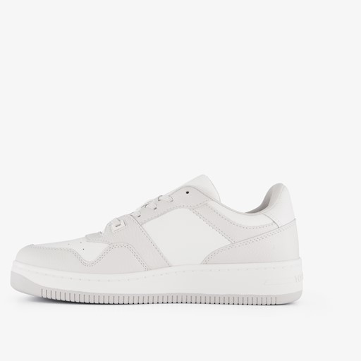 Leren heren sneakers lichtgrijs