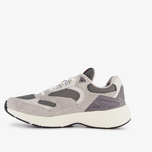 Suede heren dad sneakers grijs