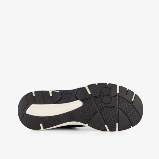 Suede heren dad sneakers blauw