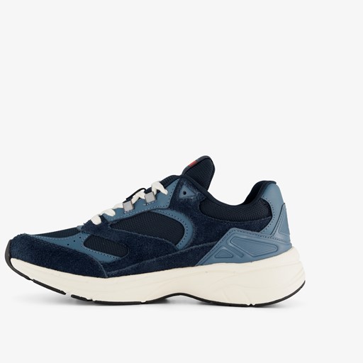 Suede heren dad sneakers blauw