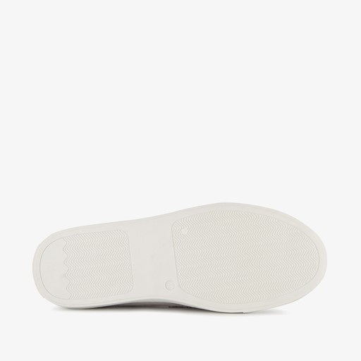 Suede heren instappers lichtgrijs