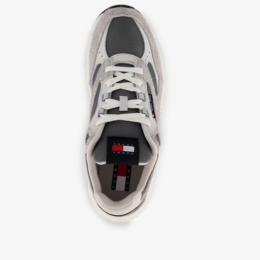 Suede heren dad sneakers grijs