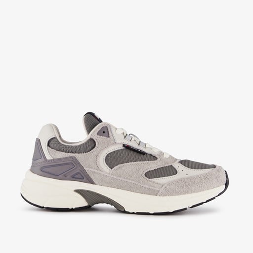 Suede heren dad sneakers grijs