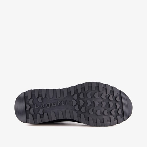 Cirino leren heren sneakers donkerblauw