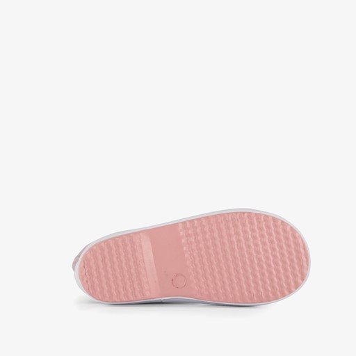 Kinder regenlaarzen metallic roze