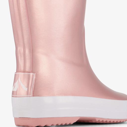 Kinder regenlaarzen metallic roze