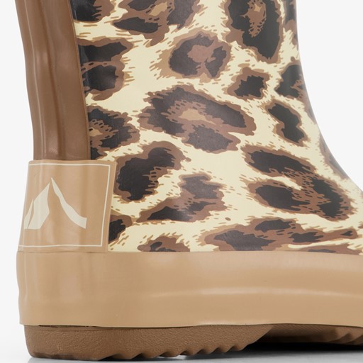 Kinder regenlaarzen luipaardprint