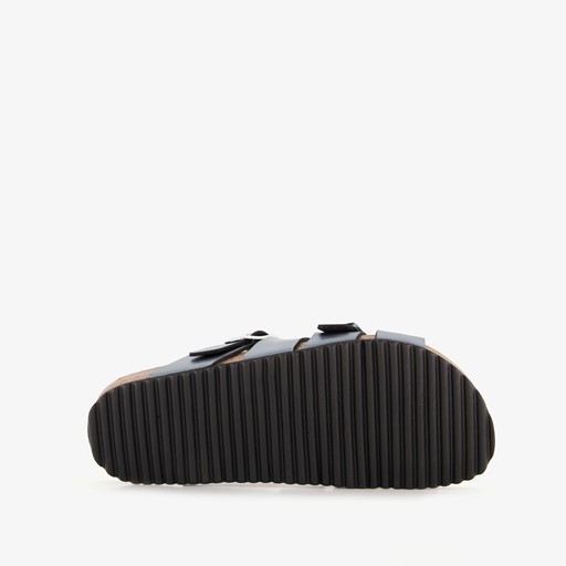 Dames bio slippers zilvergrijs