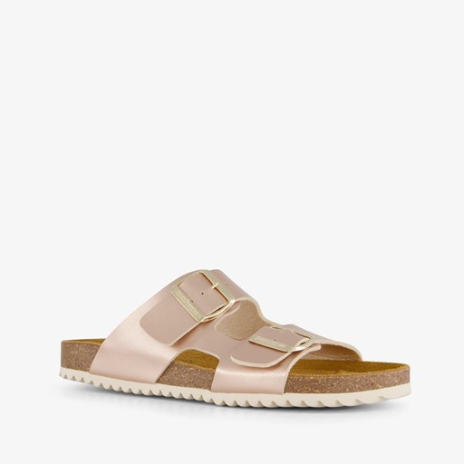 Dames bio slippers lichtroze