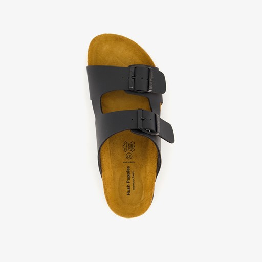 Dames bio slippers zwart