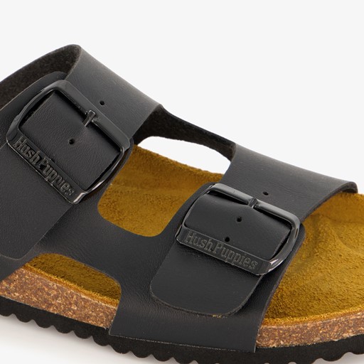 Dames bio slippers zwart