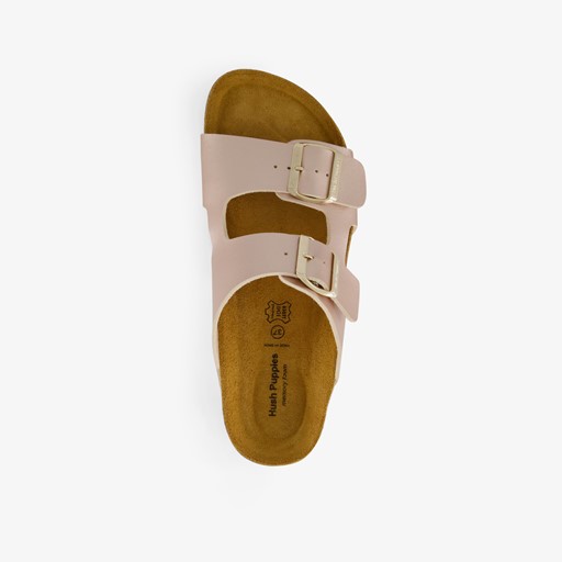 Dames bio slippers lichtroze