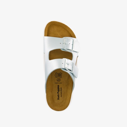 Dames bio slippers lichtblauw