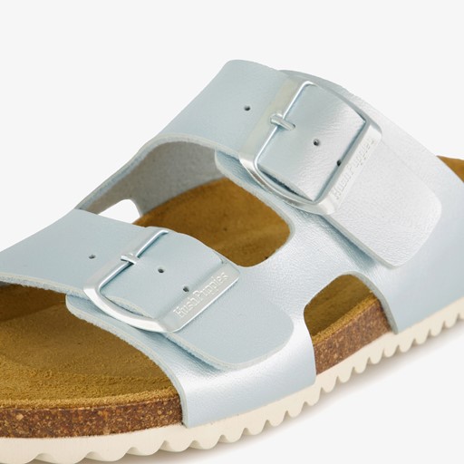 Dames bio slippers lichtblauw