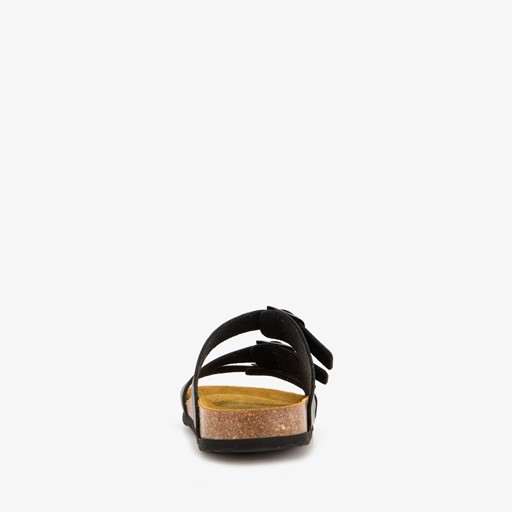 Dames bio slippers zwart