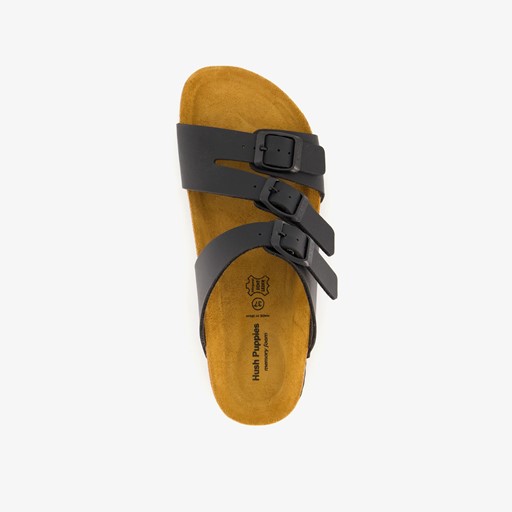 Dames bio slippers zwart