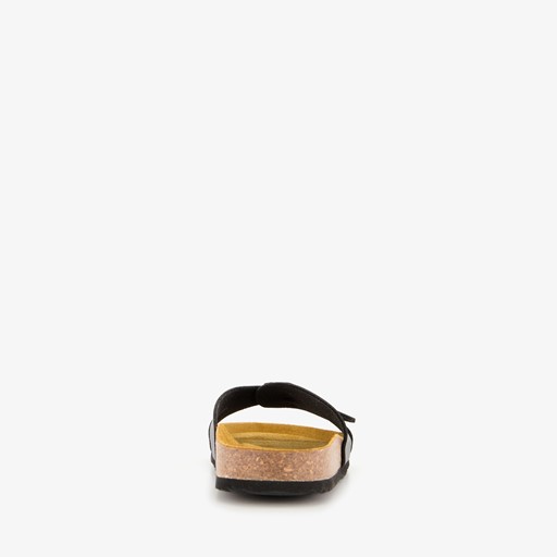 Dames bio slippers antraciet