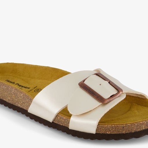 Dames bio slippers champagne