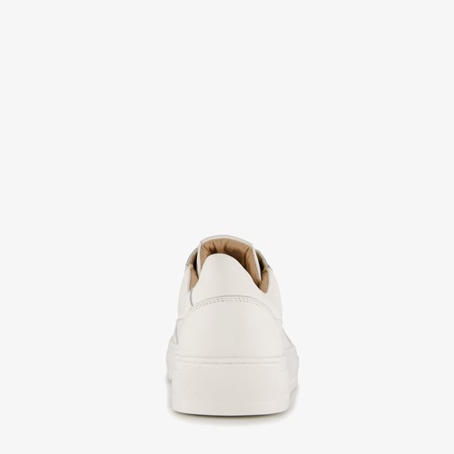 Leren heren sneakers wit
